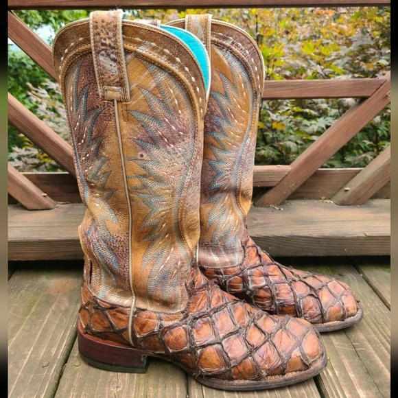 Ariat Exotic Women's Western Boots 9.5B Unique!! - Picture 4 of 9